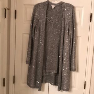 Two piece Chico’s holiday sweater set.